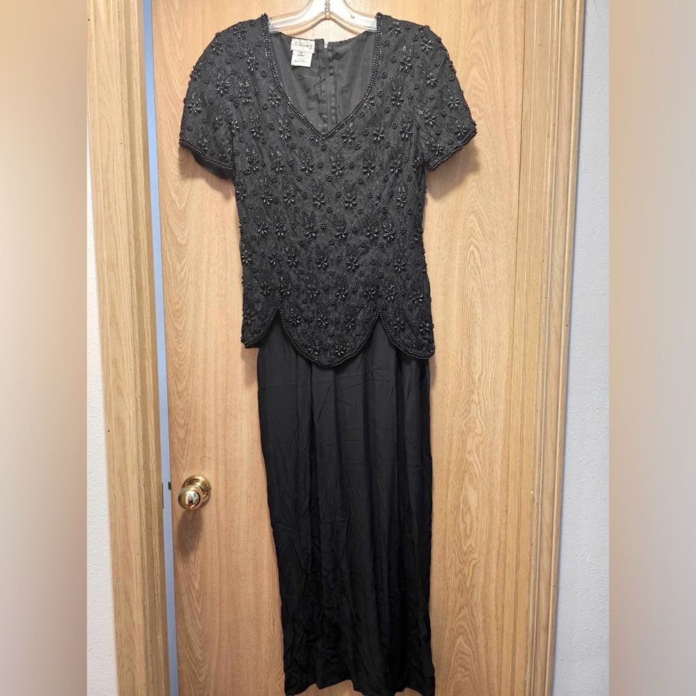 Stenay Vintage Beaded Evening Gown